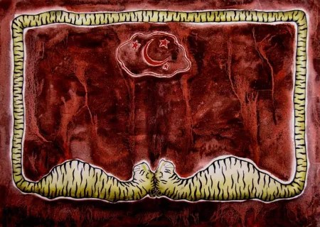 Untitled by Supam Adhikary - Mixed Media on Paper