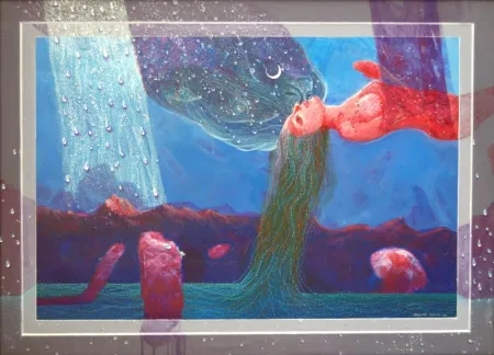 Untitled by Dipak Kundu - Acrylic on Canvas