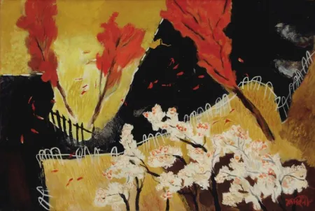 Untitled by Sohini Dhar - Acrylic on Canvas