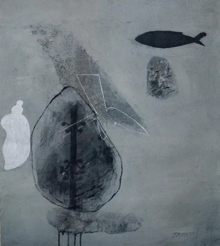 Untitled by Jayanta Roy - Acrylic on Paper