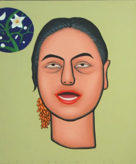 Untitled by Timir Brahma - Acrylic on Canvas