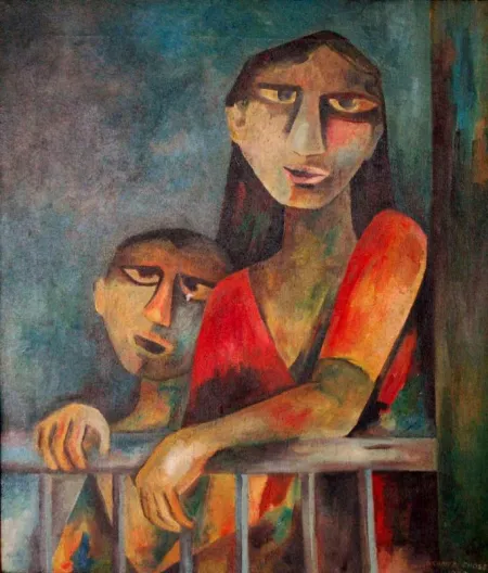 Untitled by Sushanta Ghosh - Oil on Canvas