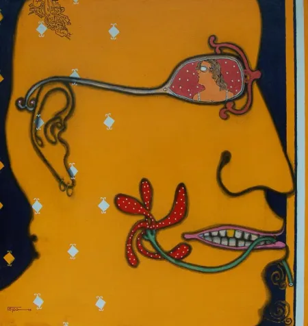 Untitled by Bibekananda Mukherjee - Acrylic on Canvas