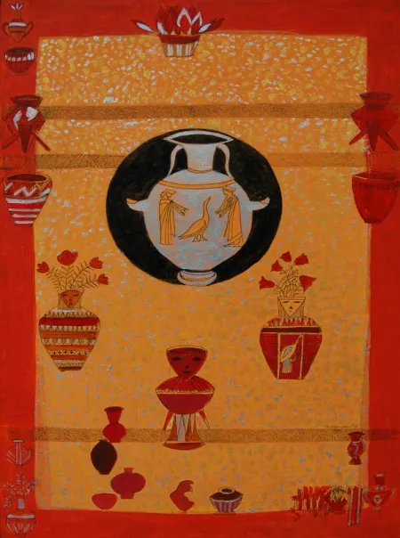 Untitled by Swapnesh Chowdhury - Acrylic on Canvas