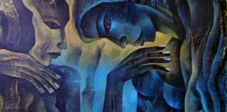 Untitled by Sekhar Roy - Acrylic on Canvas