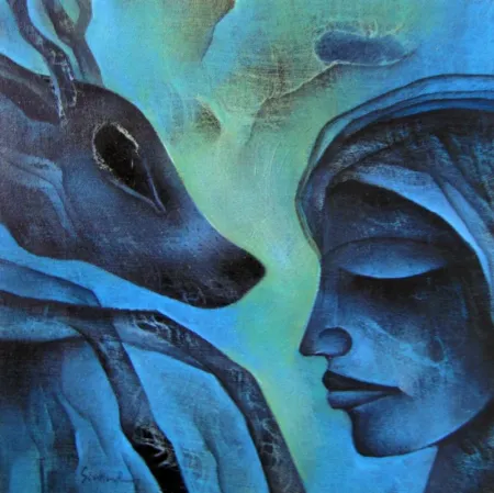 Untitled by Sekhar Roy - Acrylic on Canvas