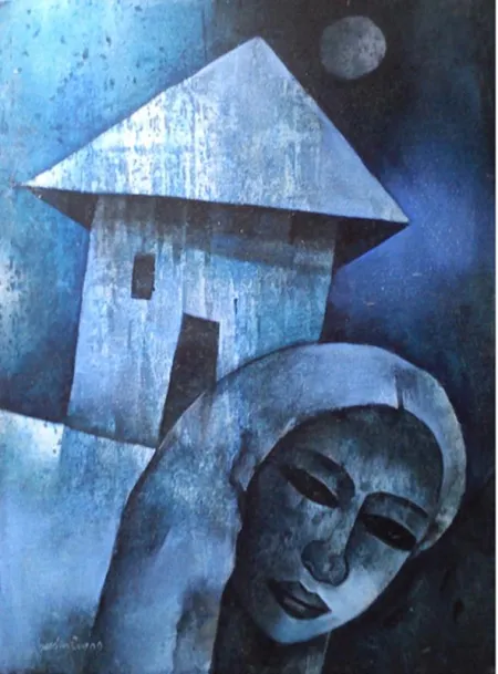 Untitled by Sekhar Roy - Acrylic on Canvas