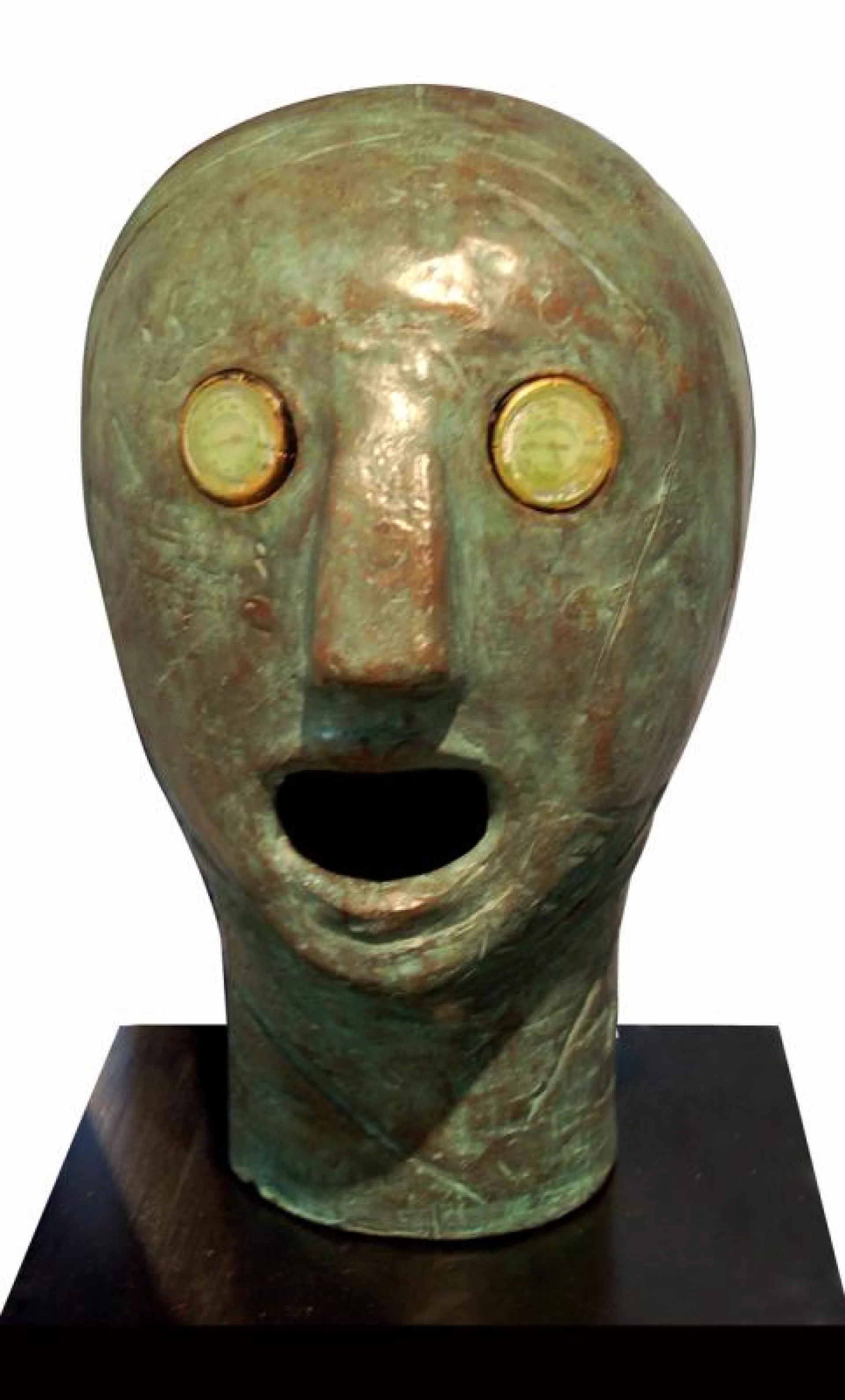 Fossil-II by Atanu Bhattacharya - Bronze Sculpture