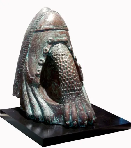 Blood Curdling-I by Rajen Mondal - Bronze Sculpture