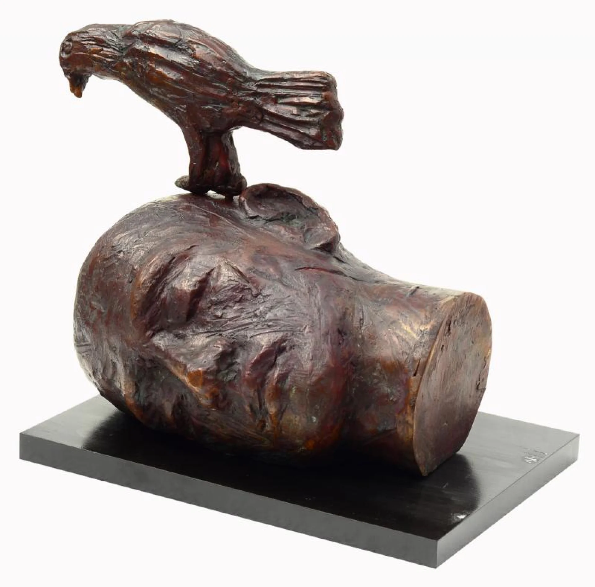 Untitled - II by Chandra Bhattacharjee - Bronze Sculpture