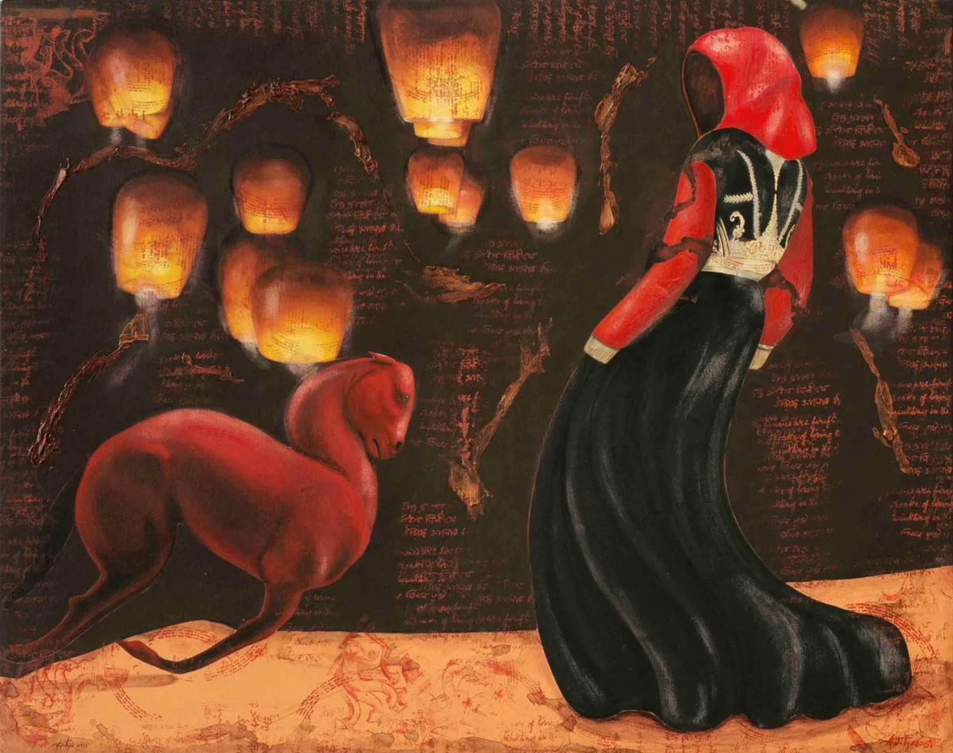 Hope-I by Aditya Basak - Acrylic on Canvas