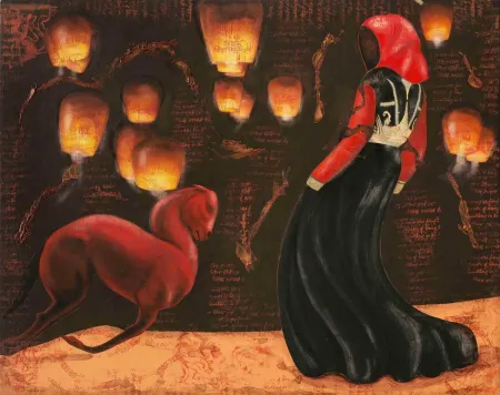 Hope-I by Aditya Basak - Acrylic on Canvas