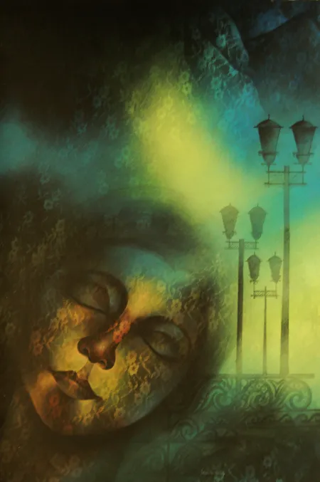 Untitled by Sekhar Roy - Acrylic on Canvas