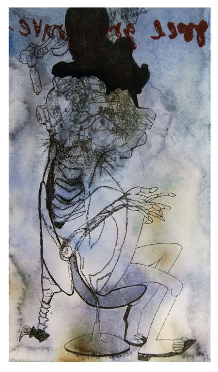 Untitled by Soumik Chakroborty - Mixed Media on Paper