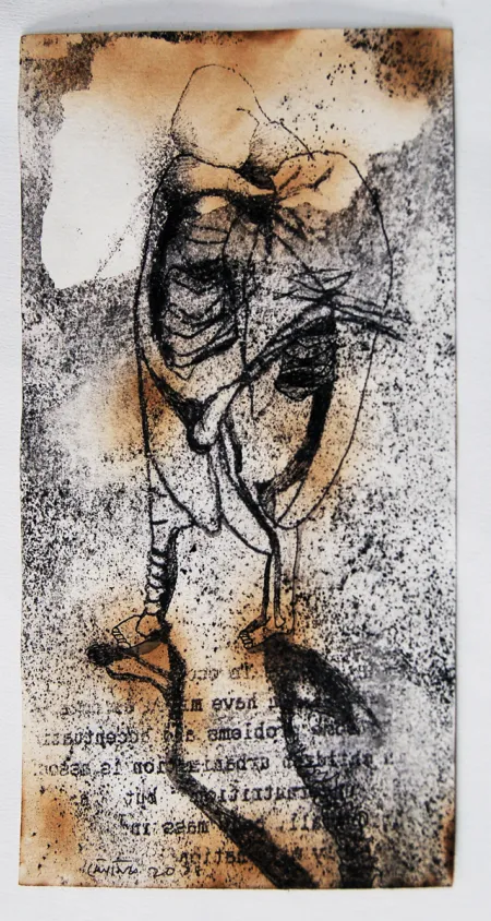 Untitled by Soumik Chakroborty - Mixed Media on Paper