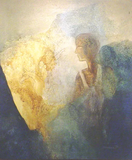 Dreamscape-2 by Debabrata Chakraborty - Acrylic on Canvas