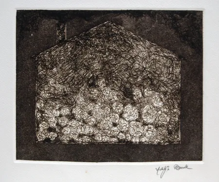 Untitled by Aditya Basak - Etching on Paper