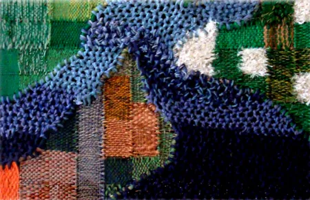Untitled by Nabanita Dutta Guha - Wool and Cotton Thread on Cloth