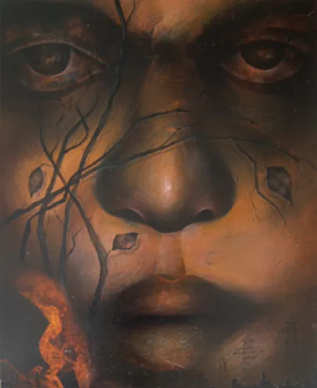 Untitled by Sekhar Roy - Acrylic on Canvas