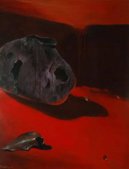 Untitled by Rintu Roy - Acrylic on Canvas