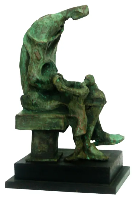 Man with grandson