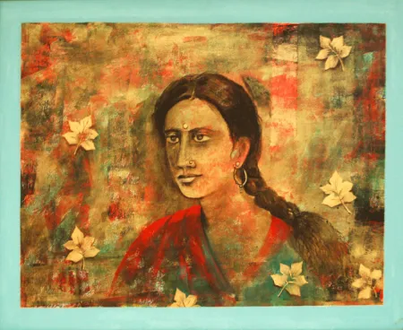 Untitled by Malay Chandan Saha - Acrylic on Canvas