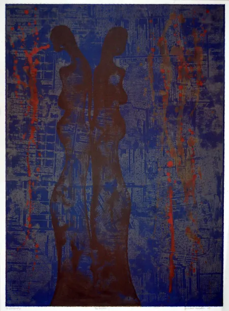 The Relation by Krishna Sardar - Lithograph
