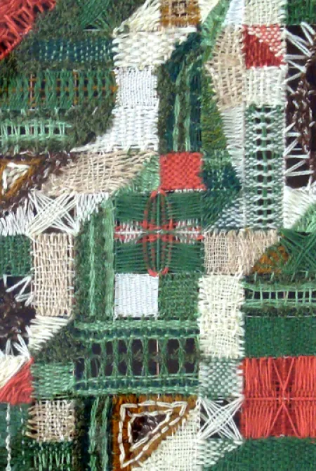 Untitled by Nabanita Dutta Guha - Wool and Cotton Thread
