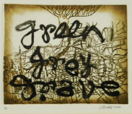 Untitled by Soumik Chakroborty - Etching