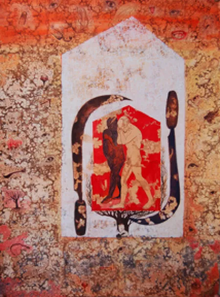 Untitled by Srikanta Paul - Wash on Paper