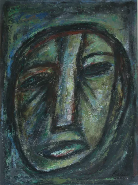 Untitled by Rabin Mondal - Acrylic on Paper