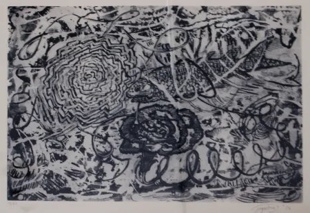Untitled by Jayashree Chakravarty - Serigraphy
