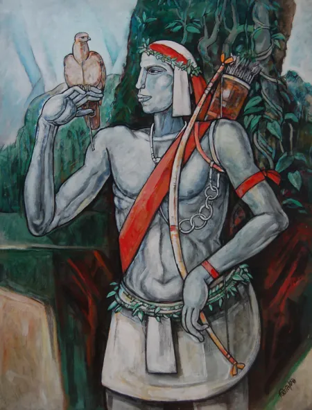 Untitled by Bijan Choudhury - Acrylic on Canvas