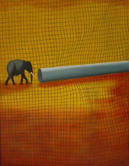 Untitled by T. M. Azis - Oil on Canvas
