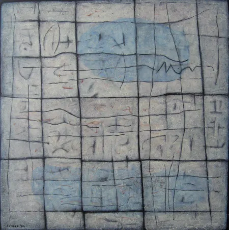 Untitled by Sunil De - Acrylic on Canvas