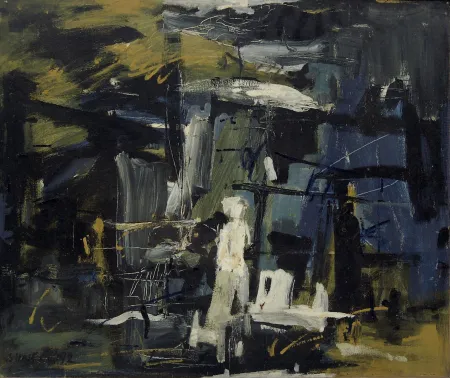 Untitled by Sunil De - Oil on Canvas
