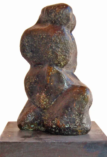 Untitled by Ajit Chakraborty - Bronze Sculpture