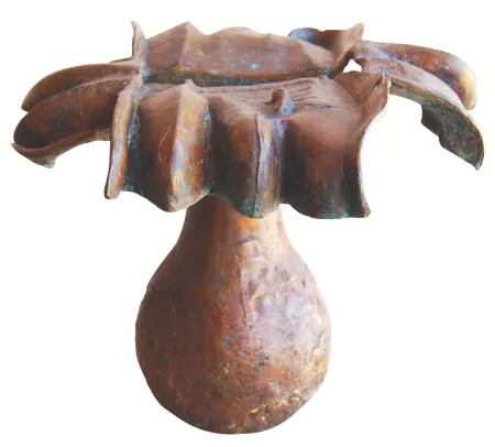 Untitled by Ajit Chakraborty - Bronze Sculpture