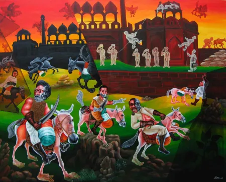 Untitled by Mithun Dasgupta - Acrylic on Canvas